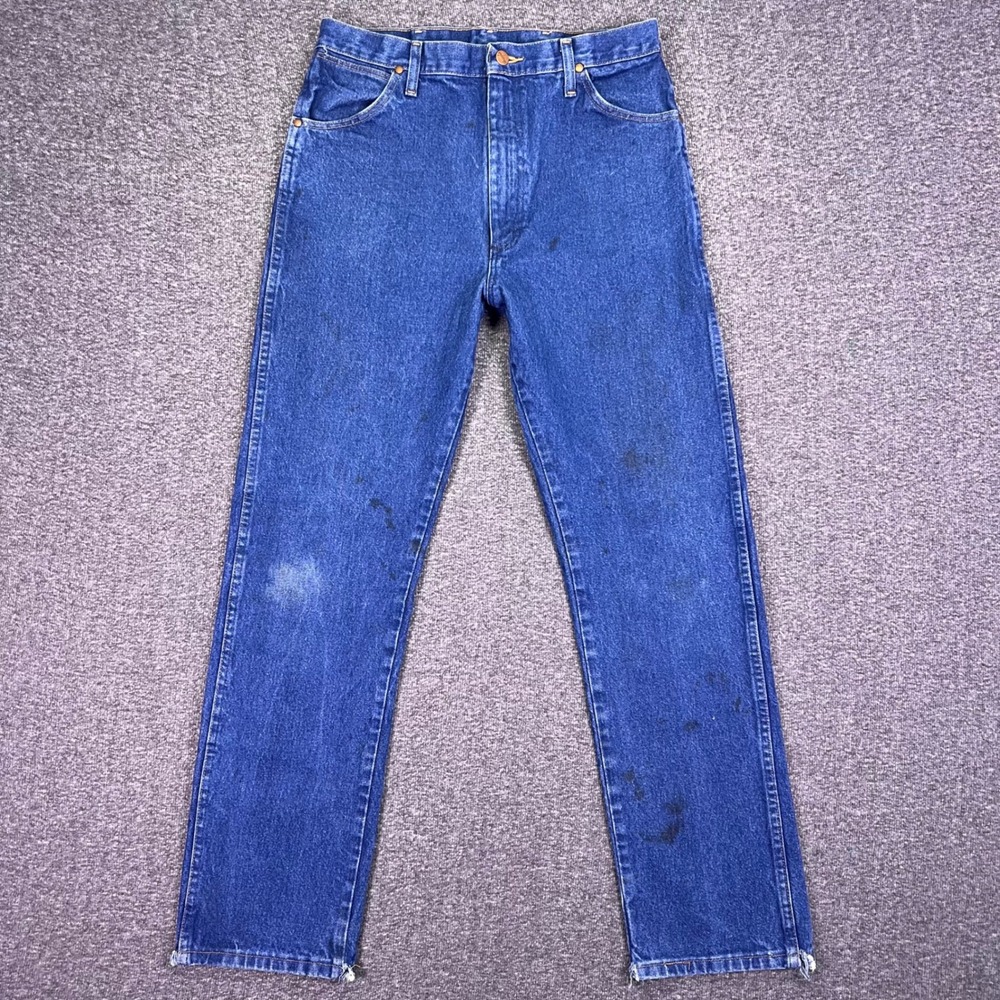 Wrangler Jeans Womens 13‎ Straight 14MWZ High Rise Workwear Vintage Cowboy 31x31
